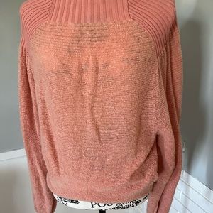Free People sweater mixed materials super soft